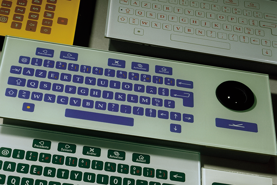 Clavier tactile en verre Slim 1011 sans fil - Cecsmo