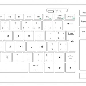 Clavier SLIM T823